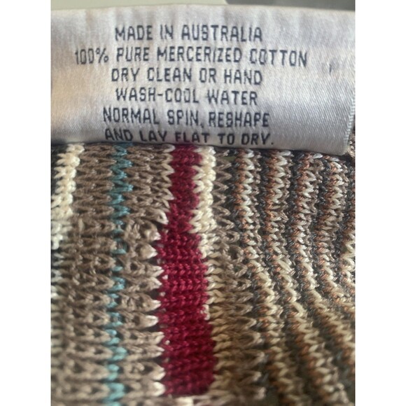 Vintage Carlo Alberto Sweater Mens XL Coogi Knit 90s Australia Pullover Jumper - Picture 6 of 13